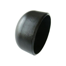 High quality PE HDPE pipe fittings factory butt welded end hat plug connector for plastic pipe